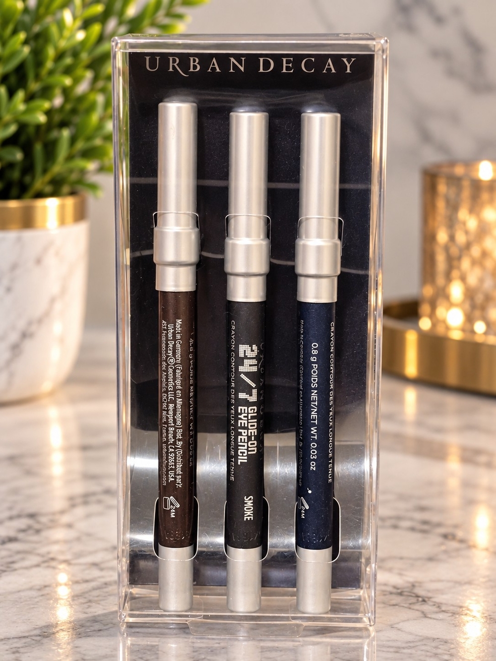 Urban Decay 24/7 Glide-On Eye Pencil Trio — Brown, Black, Navy